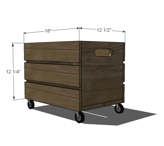 DIY Toy Box Plans Ana White making things from pallets Plans
