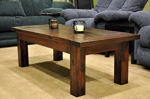 plans a rustic coffee table